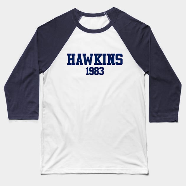 Hawkins 1983 Baseball T-Shirt by GloopTrekker